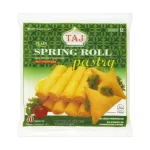 Taj Multi-Purpose Spring Roll Pastry – 600g | 40 Medium, Easy-to-Peel Non-Stick Sheets