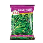 Taj Frozen Bhindi Whole (Baby Okra) – 300g | Premium Tender Whole Okra