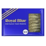 Royal Blue Raw Black Tiger Prawns (16/20)
